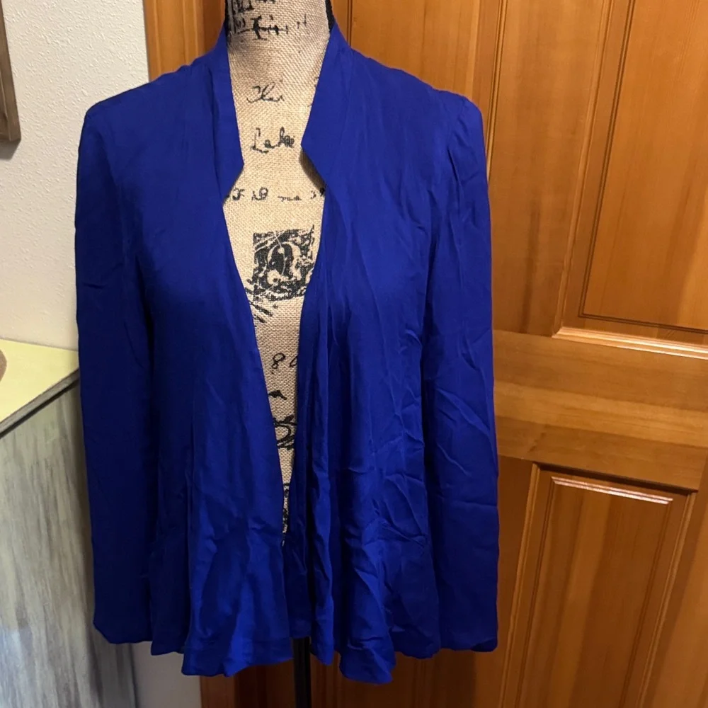 🆕 Esley Unconstructed Blazer fully lined Rayon/Polyester - Picture 1 of 10